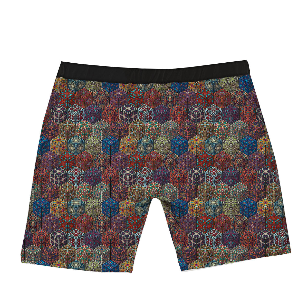 Indian Box Bohemian Print Pattern Boxer Briefs-grizzshop