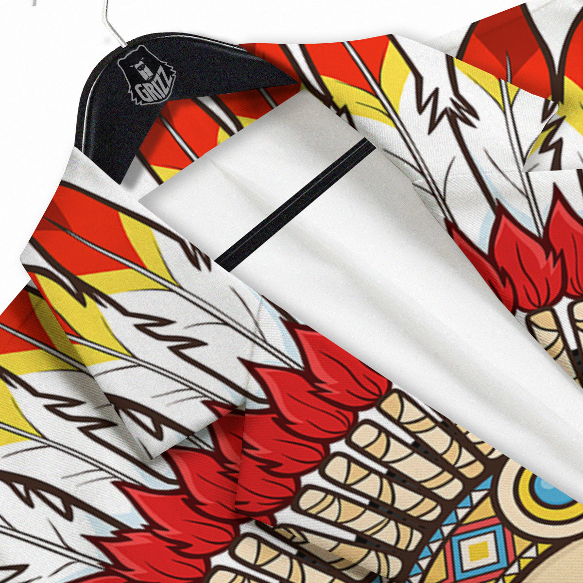 Indian Girl Native American Print Men's Sport Coat-grizzshop