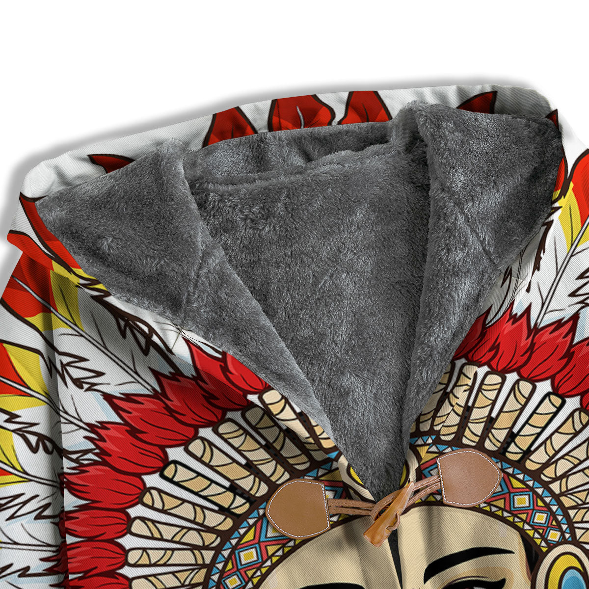Indian Girl Native American Print Men's Windbreaker Jacket-grizzshop