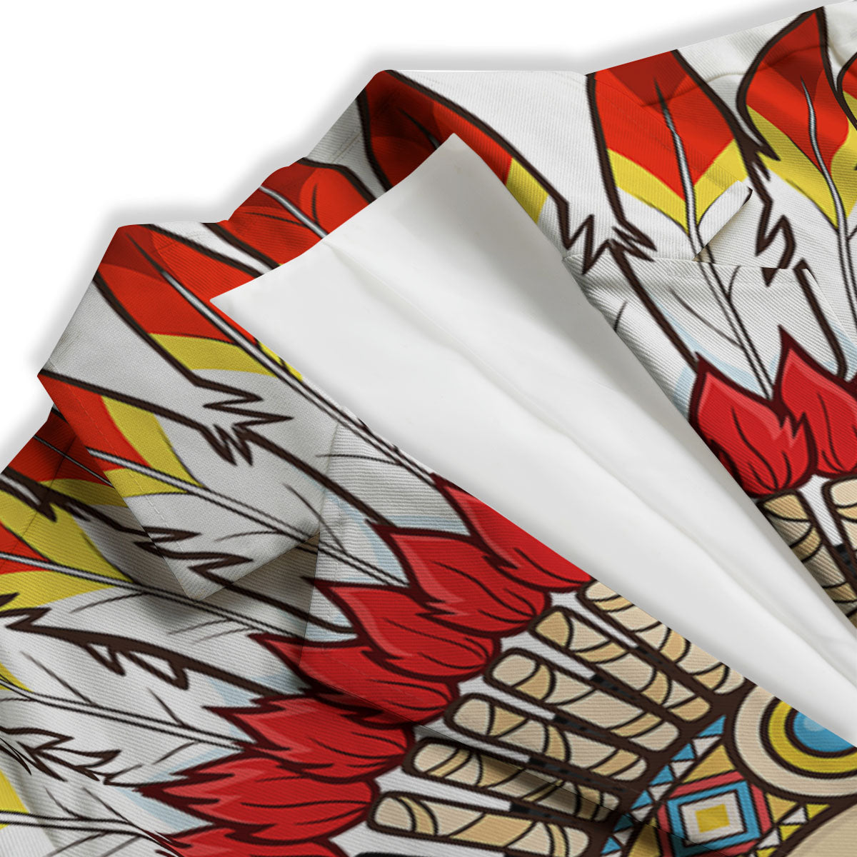 Indian Girl Native American Print Women's Blazer-grizzshop
