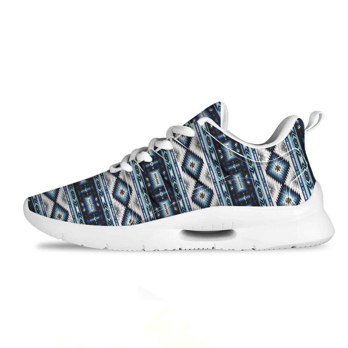 Indian Native American Print Pattern Tennis Shoes-grizzshop