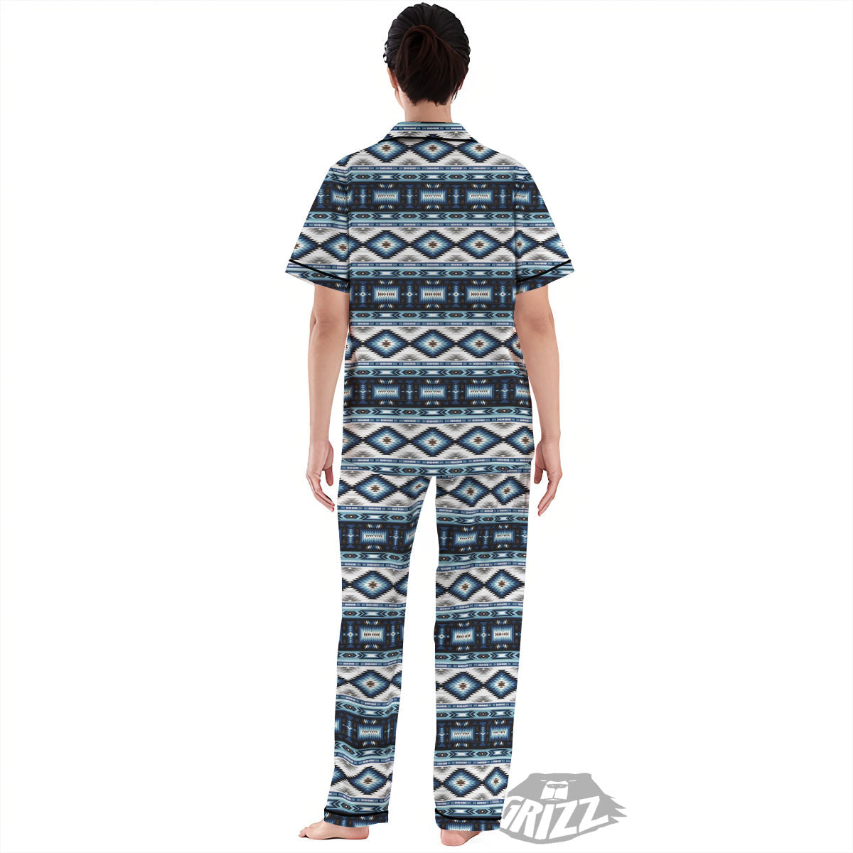 Indian Native American Print Pattern Women's Pajamas Set-grizzshop