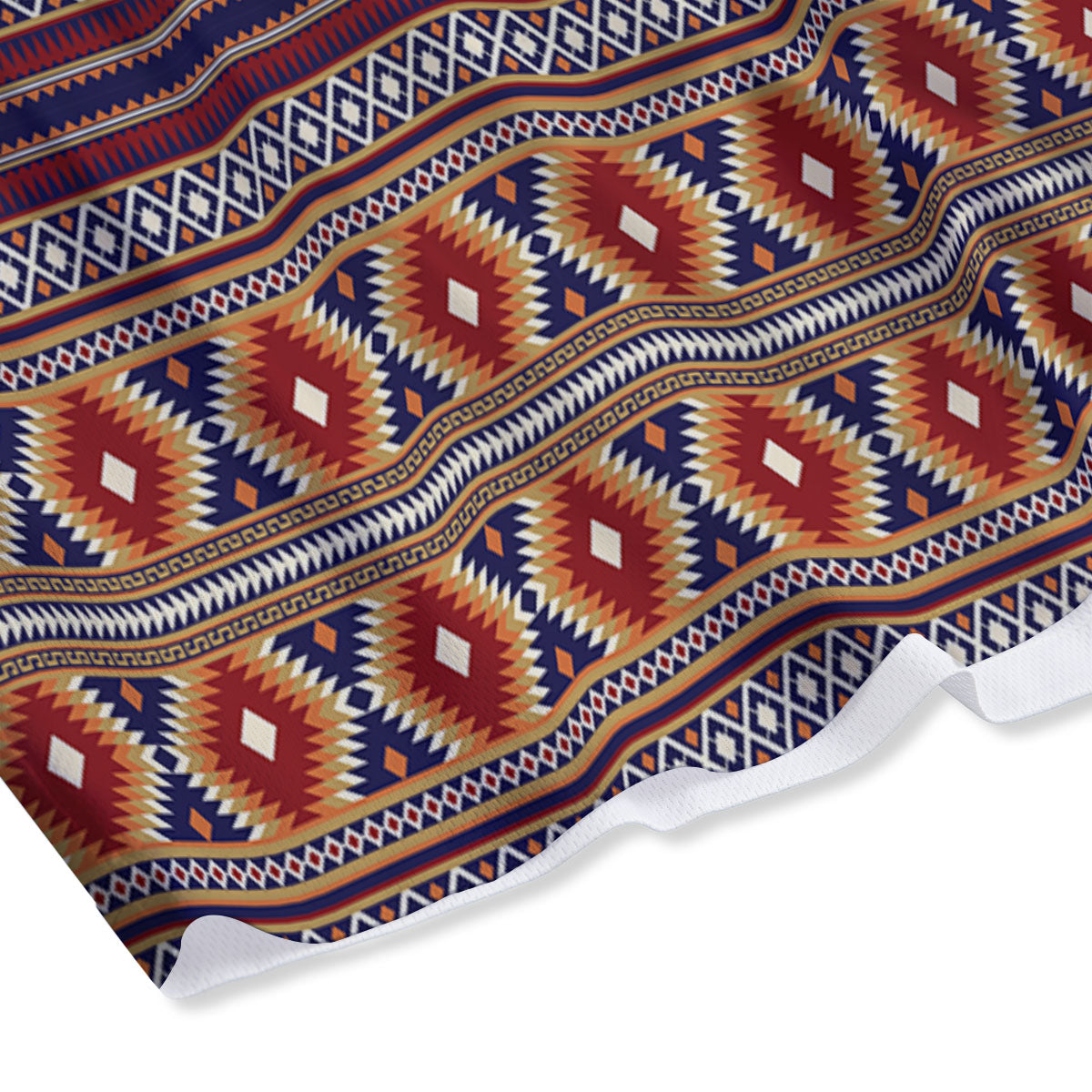 Indian Native Tribal Print Pattern Mesh Shorts