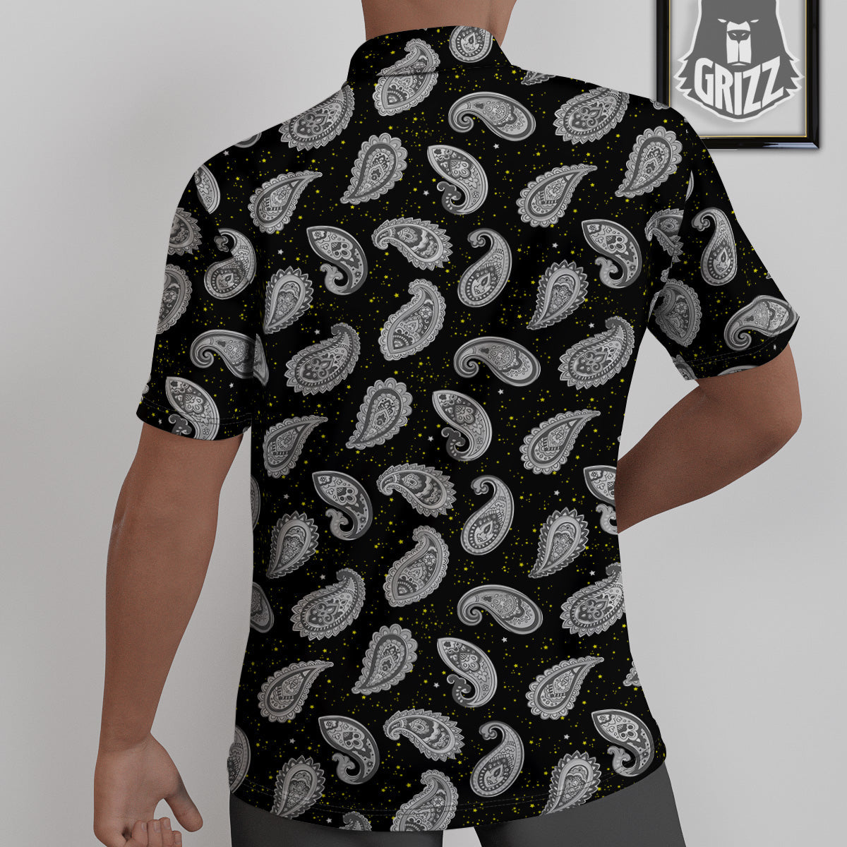 Indian Rug Tribal And Yellow Star Print Pattern Untucked Shirts-grizzshop
