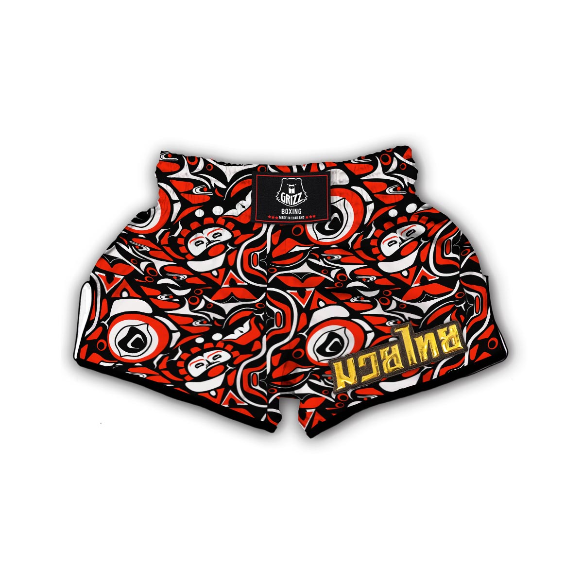 Indians Aztec Tribal Native Navajo American Print Muay Thai Boxing Shorts-grizzshop