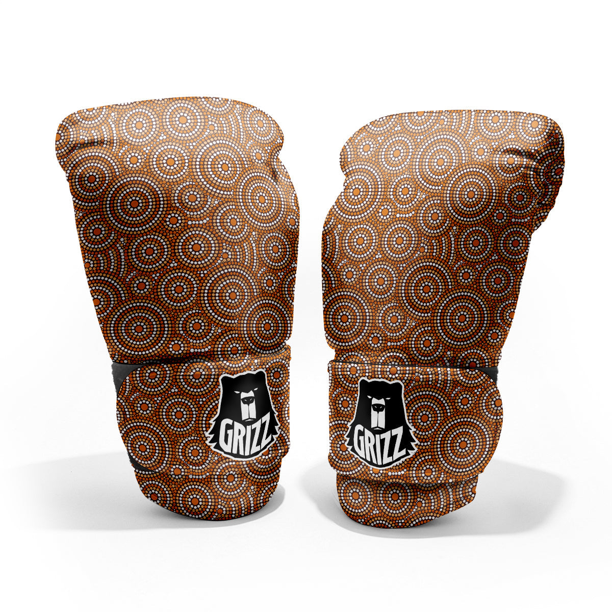 Indigenous Aboriginal Print Pattern Pro Boxing Glove