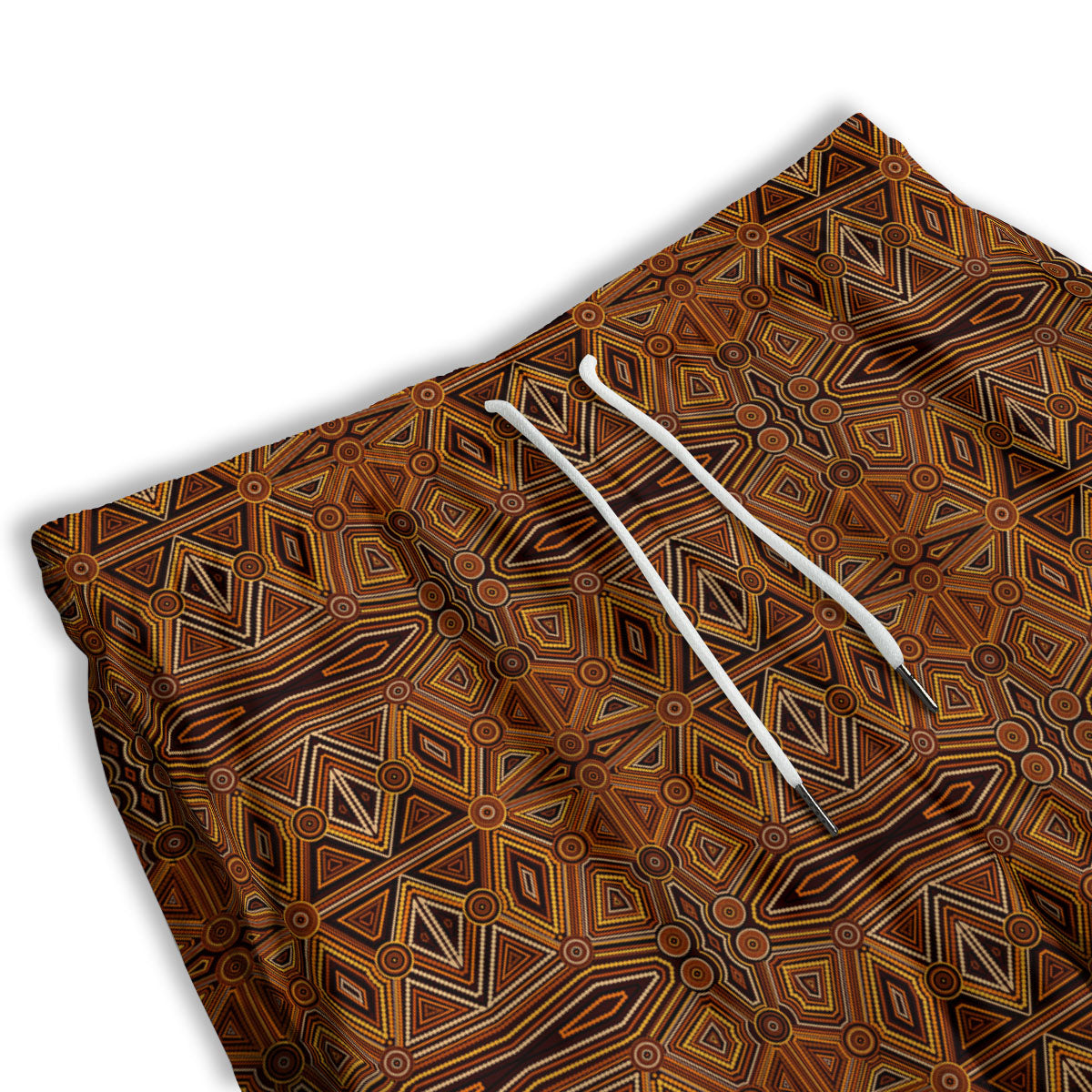 Indigenous Australian Aboriginal Print Men's Athletic Shorts
