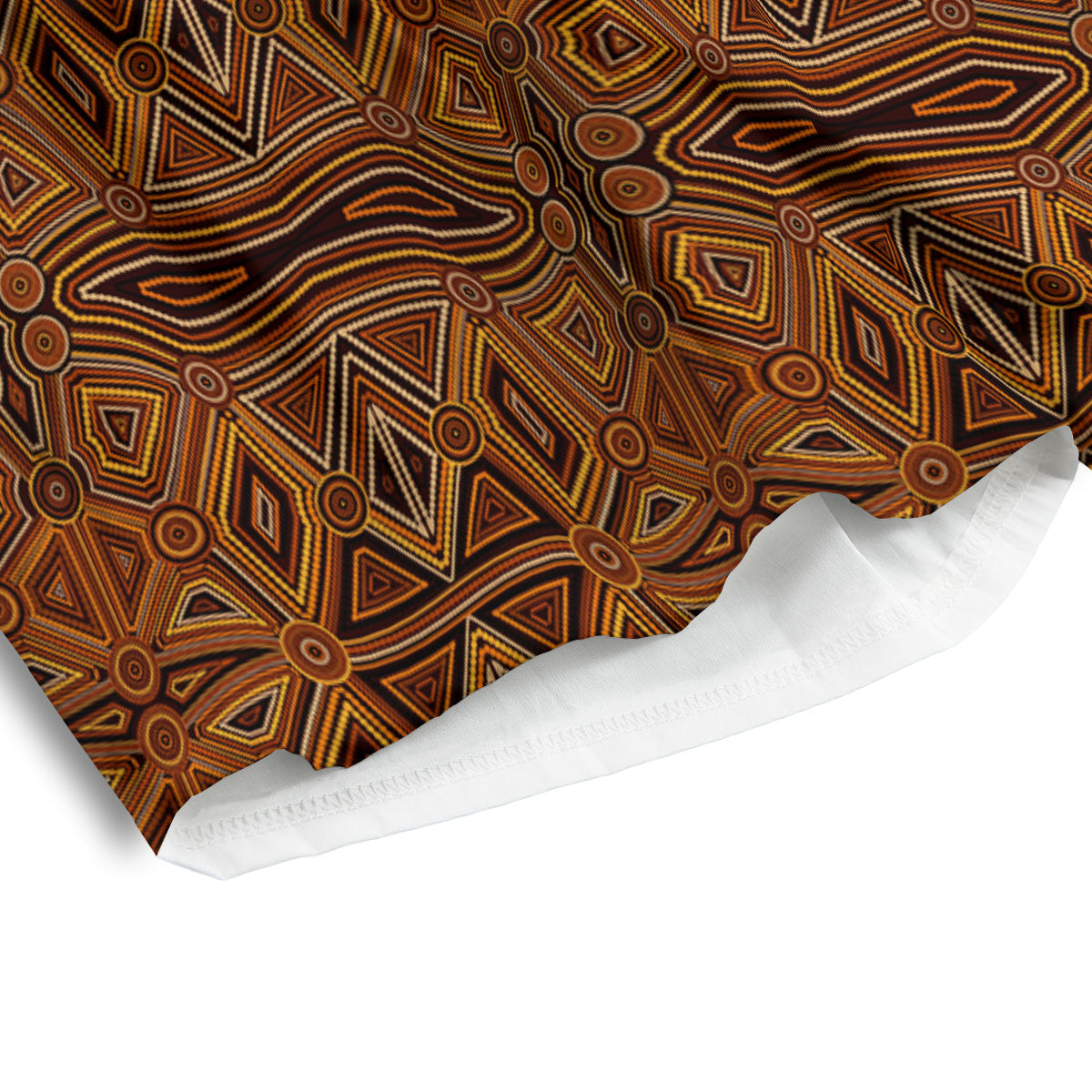 Indigenous Australian Aboriginal Print Men's Athletic Shorts