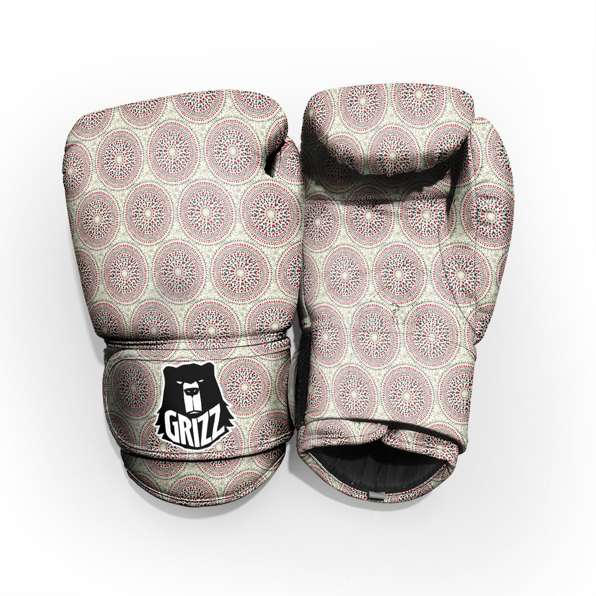 Indigenous Dot Aboriginal Print Pattern Pro Boxing Glove