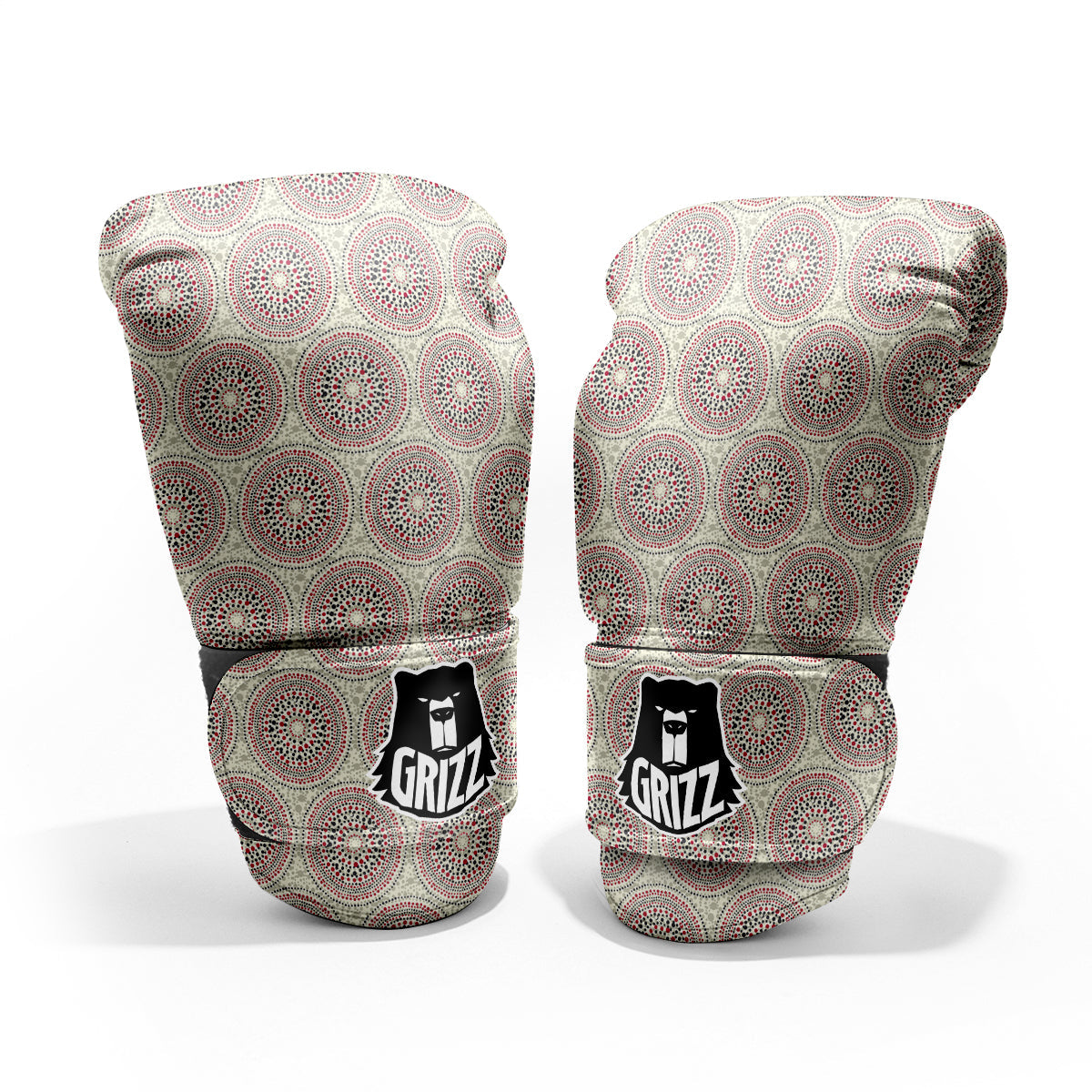 Indigenous Dot Aboriginal Print Pattern Pro Boxing Glove