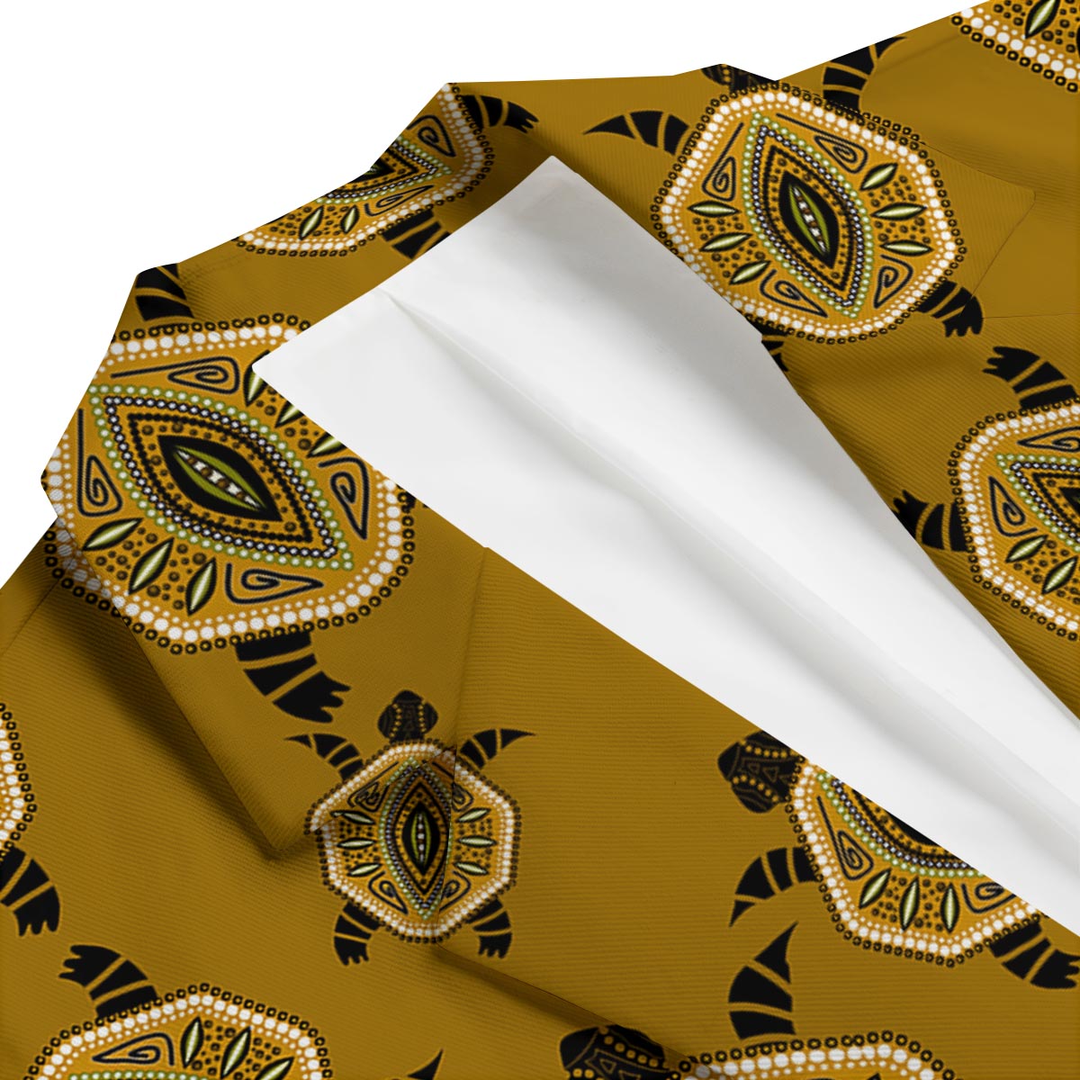 Indigenous Turtle Men's Blazer-grizzshop
