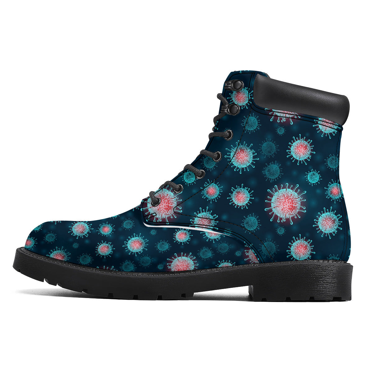 Infection Virus Print Pattern Boots-grizzshop