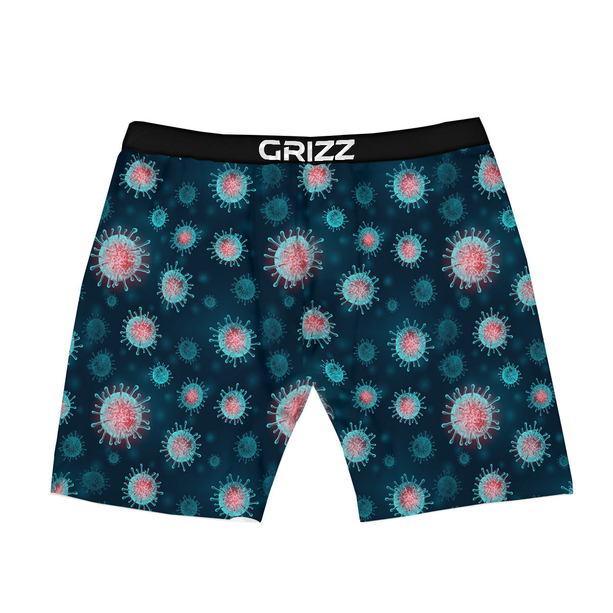 Infection Virus Print Pattern Boxer Briefs-grizzshop