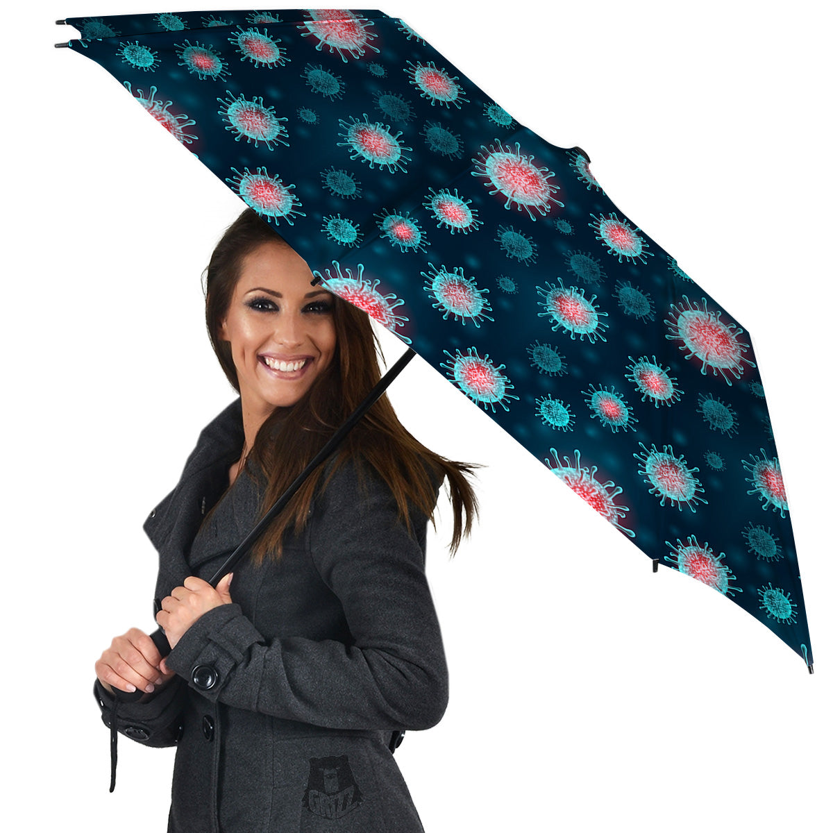 Infection Virus Print Pattern Umbrella-grizzshop