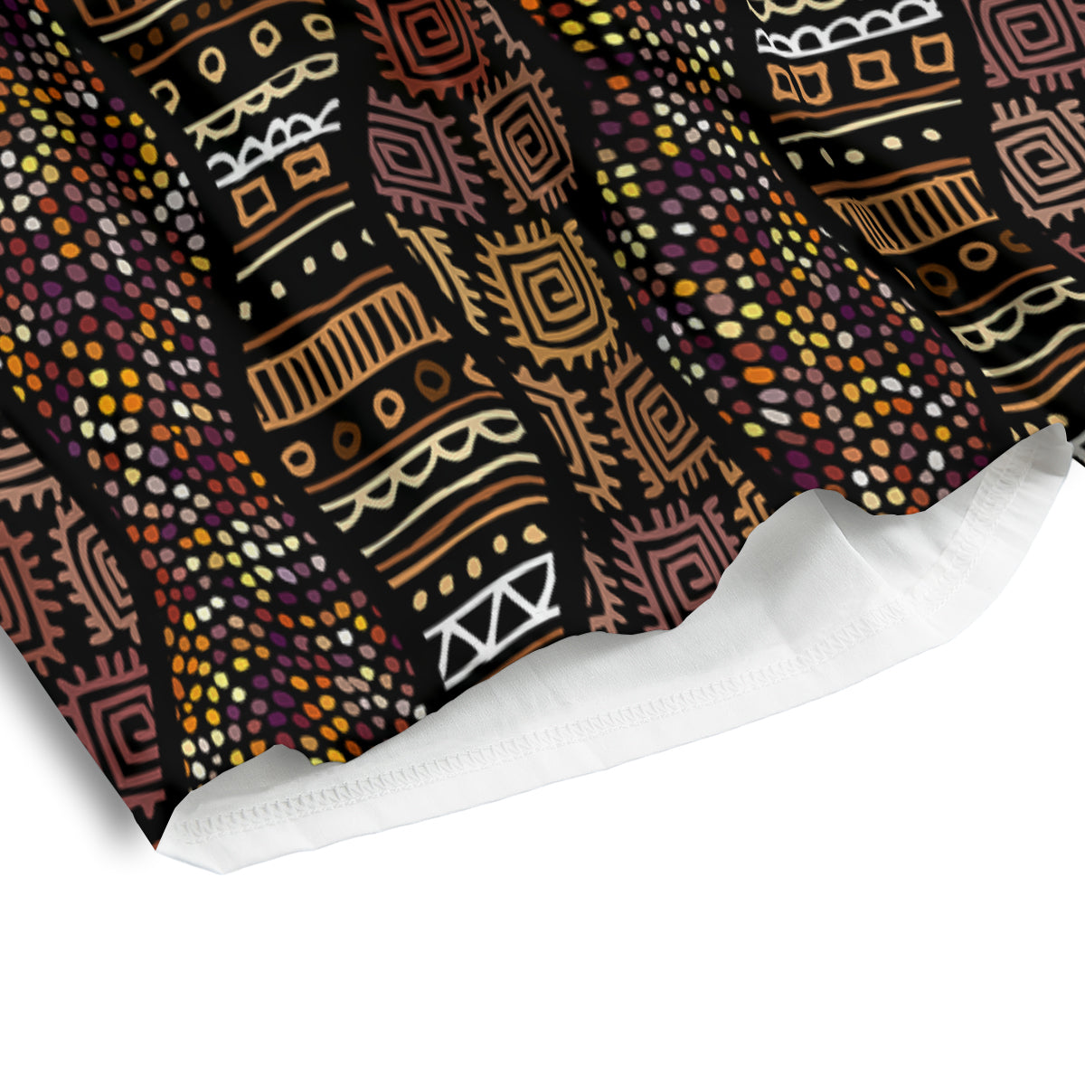 Inspired African Afro Print Pattern Men's Athletic Shorts