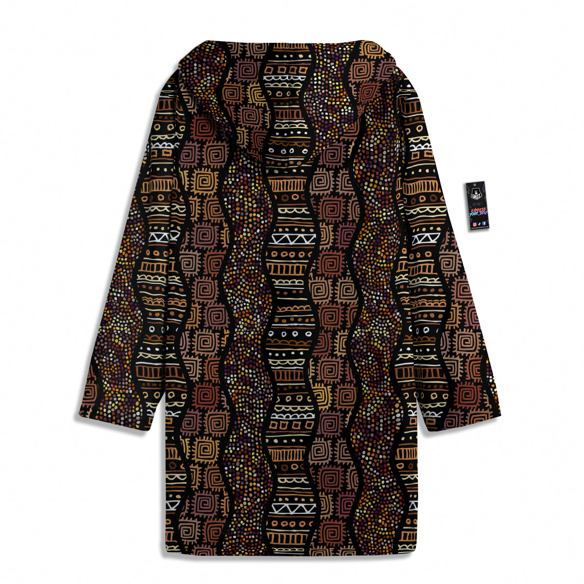 Inspired African Afro Print Pattern Men's Windbreaker Jacket-grizzshop