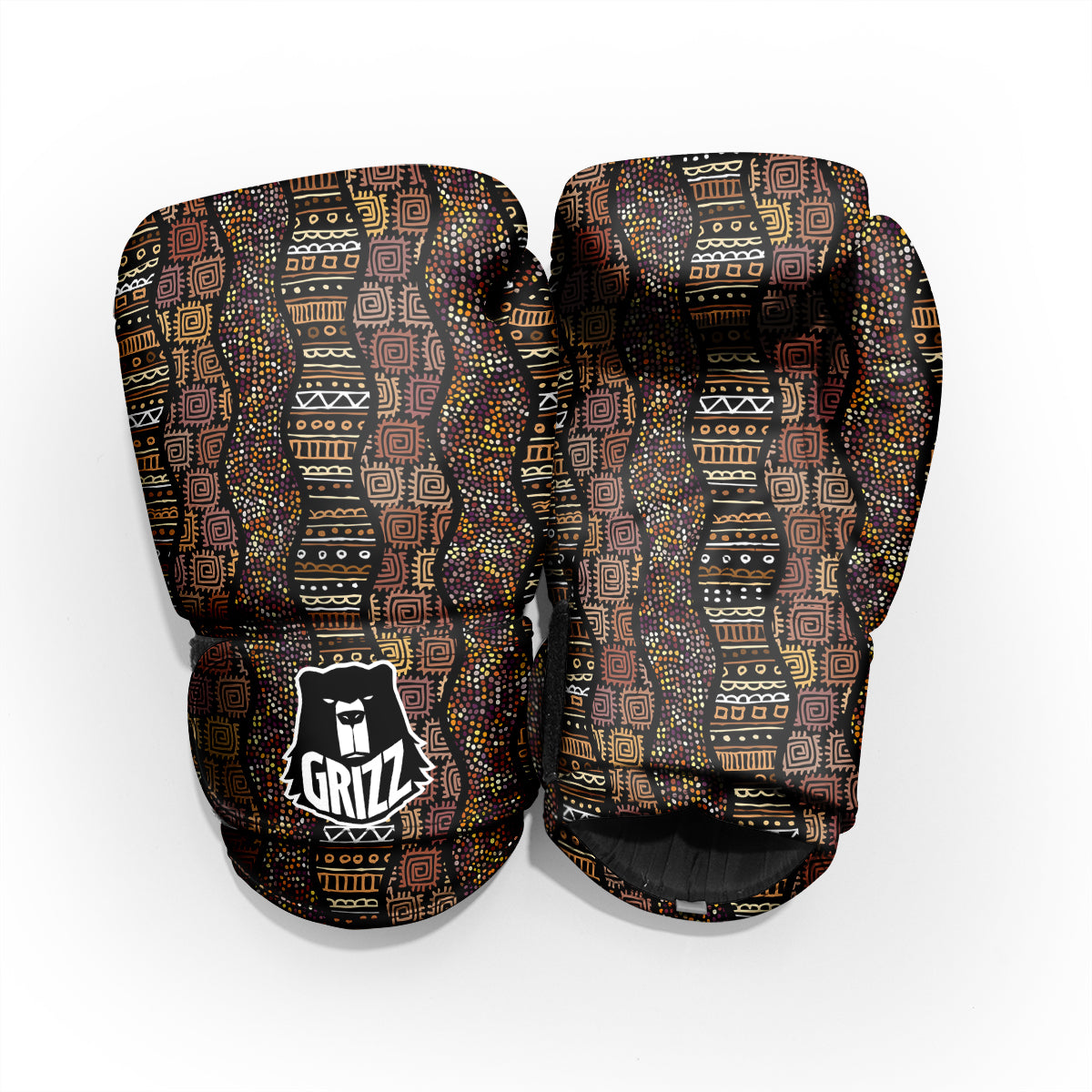 Inspired African Afro Print Pattern Pro Boxing Glove