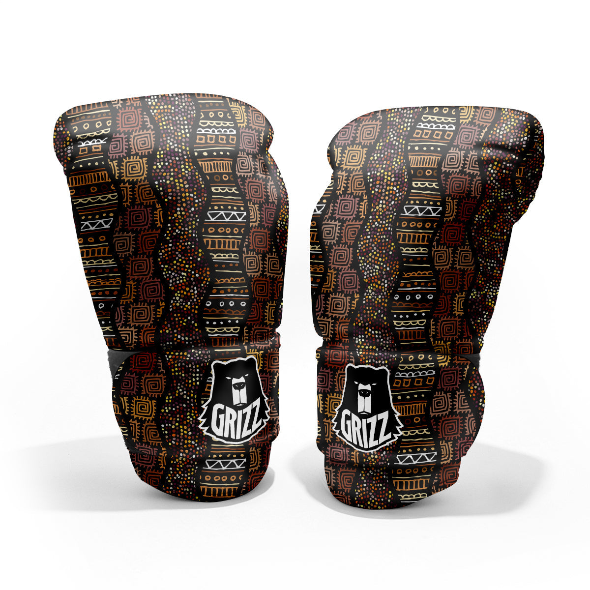 Inspired African Afro Print Pattern Pro Boxing Glove