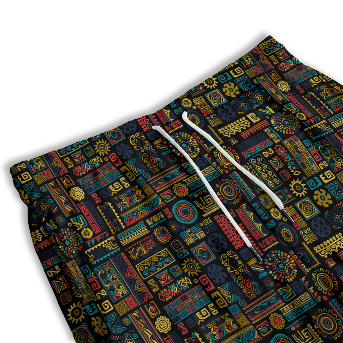 Inspired African Tribal Print Pattern Men's Athletic Shorts