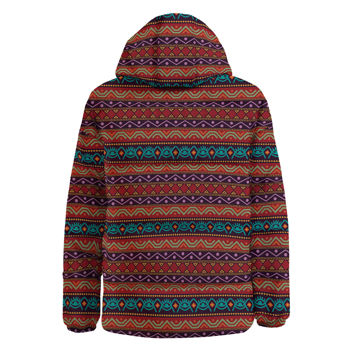 Inspired Afro Ethnic Print Down Jacket-grizzshop