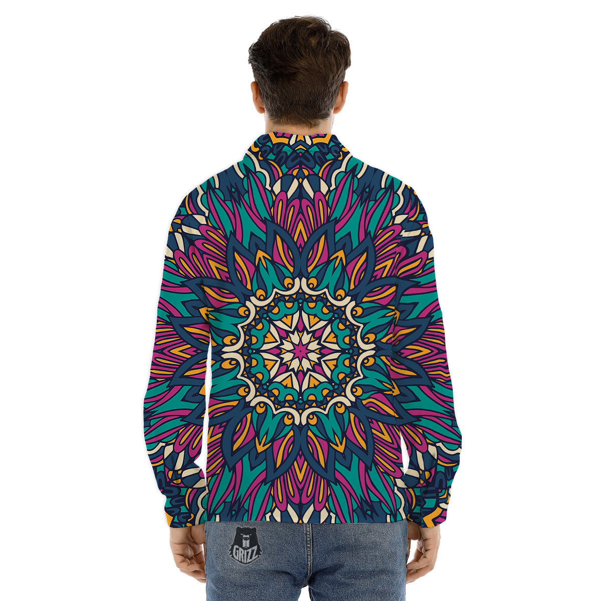 Inspired Afro Ethnic Print Men's Dress Shirts-grizzshop