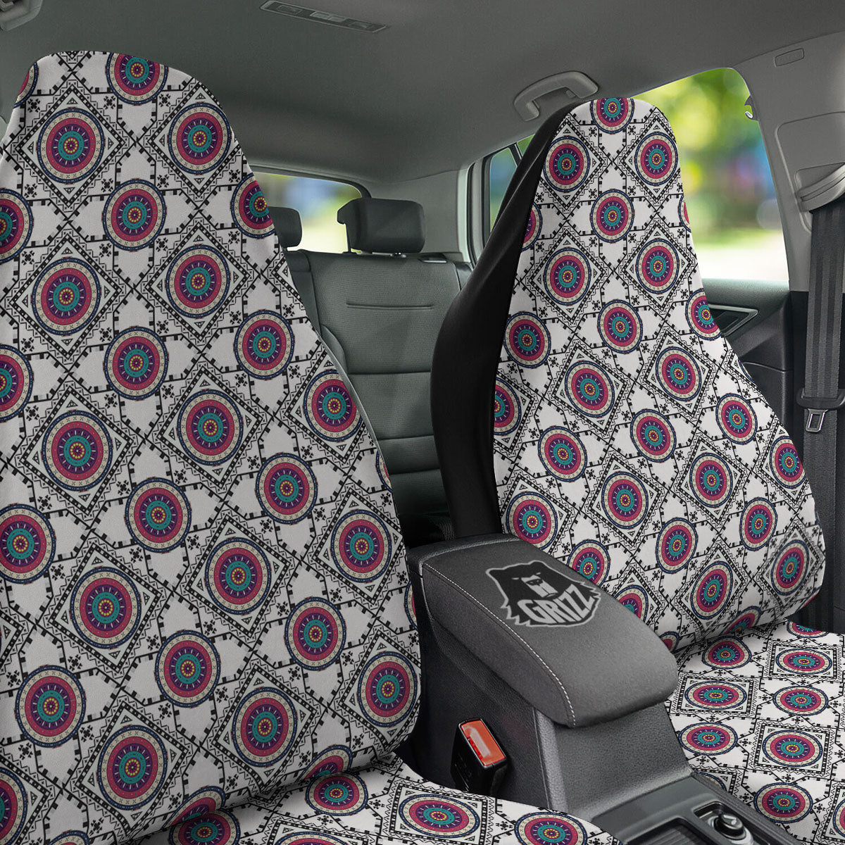 Inspired Native Indian Print Pattern Car Seat Covers-grizzshop