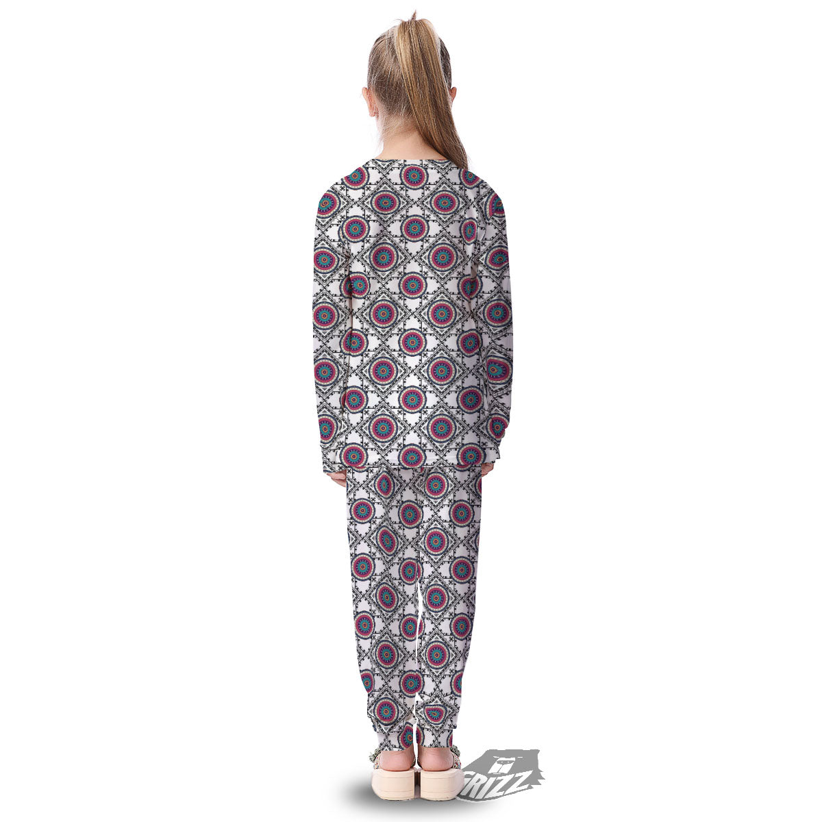Inspired Native Indian Print Pattern Kid's Pajamas-grizzshop