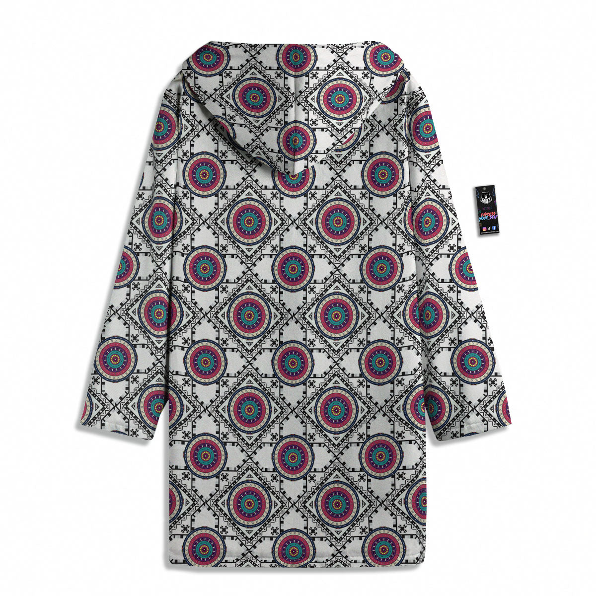 Inspired Native Indian Print Pattern Men's Windbreaker Jacket-grizzshop