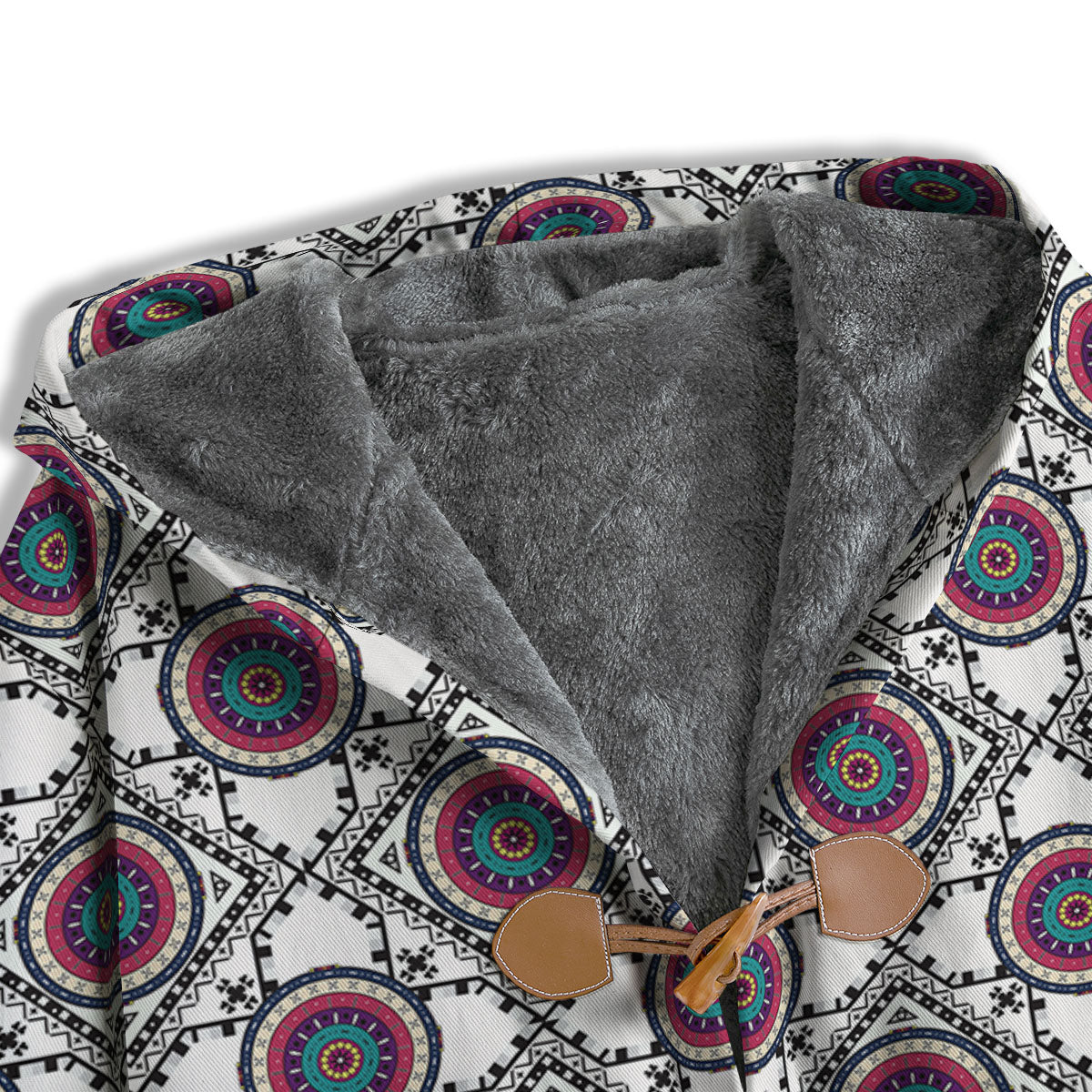 Inspired Native Indian Print Pattern Men's Windbreaker Jacket-grizzshop