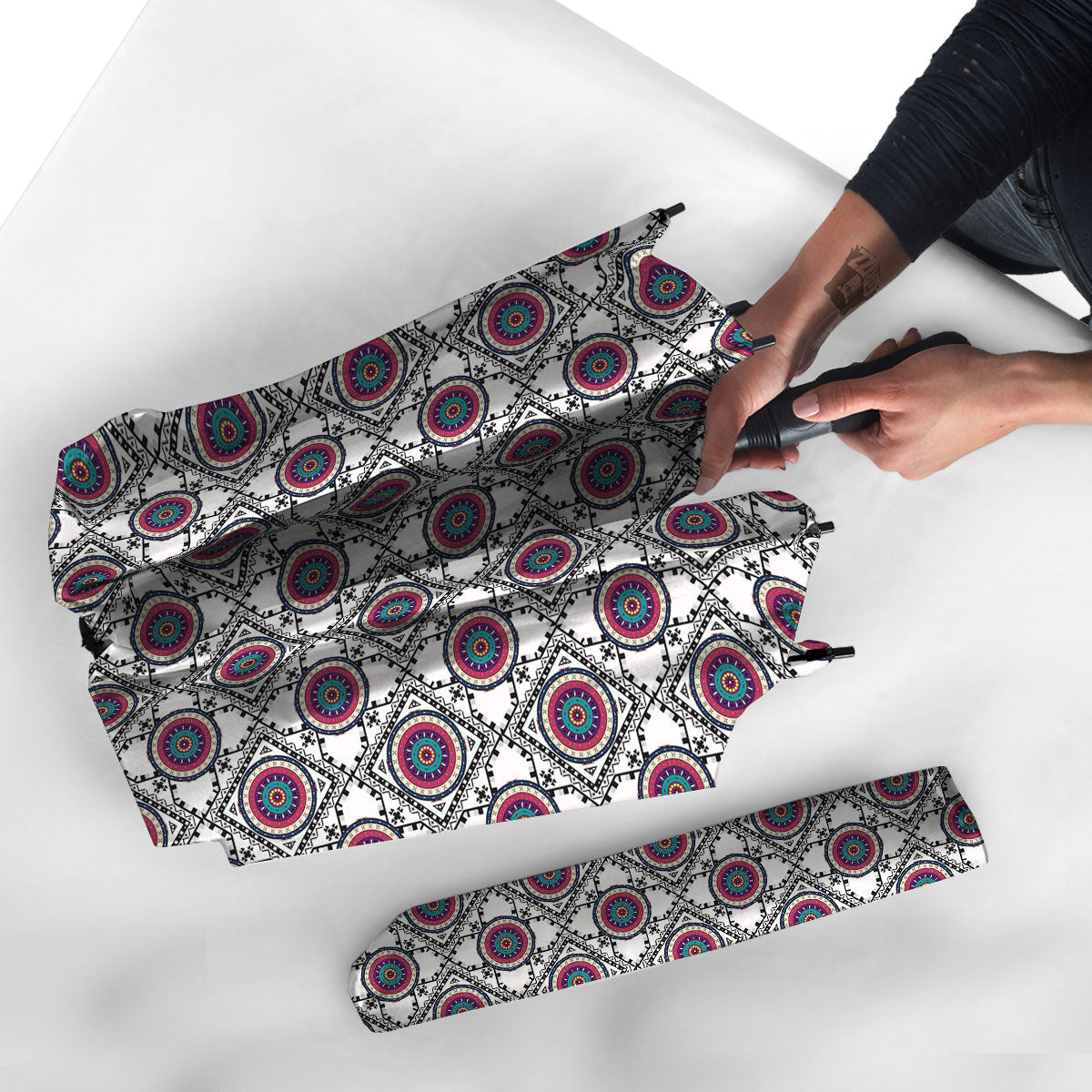 Inspired Native Indian Print Pattern Umbrella-grizzshop