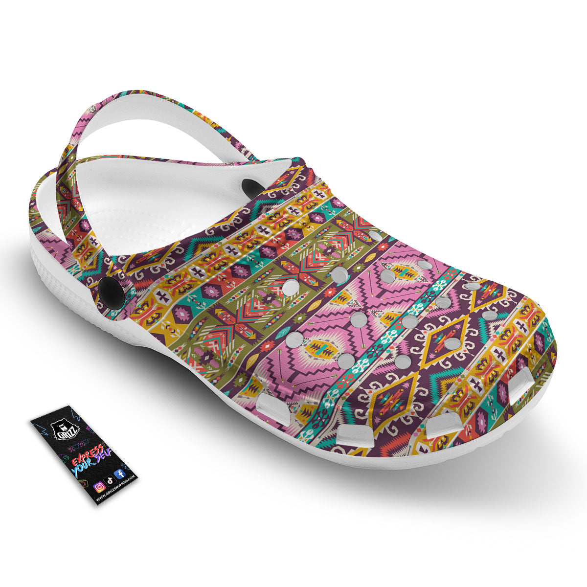 Inspired Native Print Pattern Clog-grizzshop