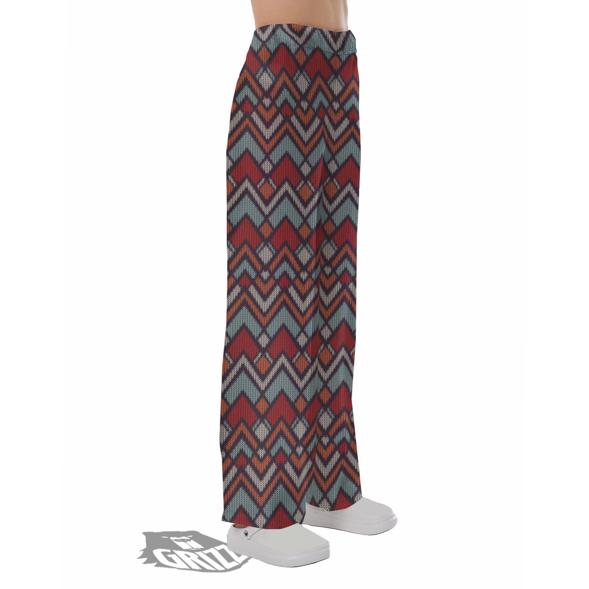 Inspired Native Tribal Print Pattern Pajama Pants-grizzshop