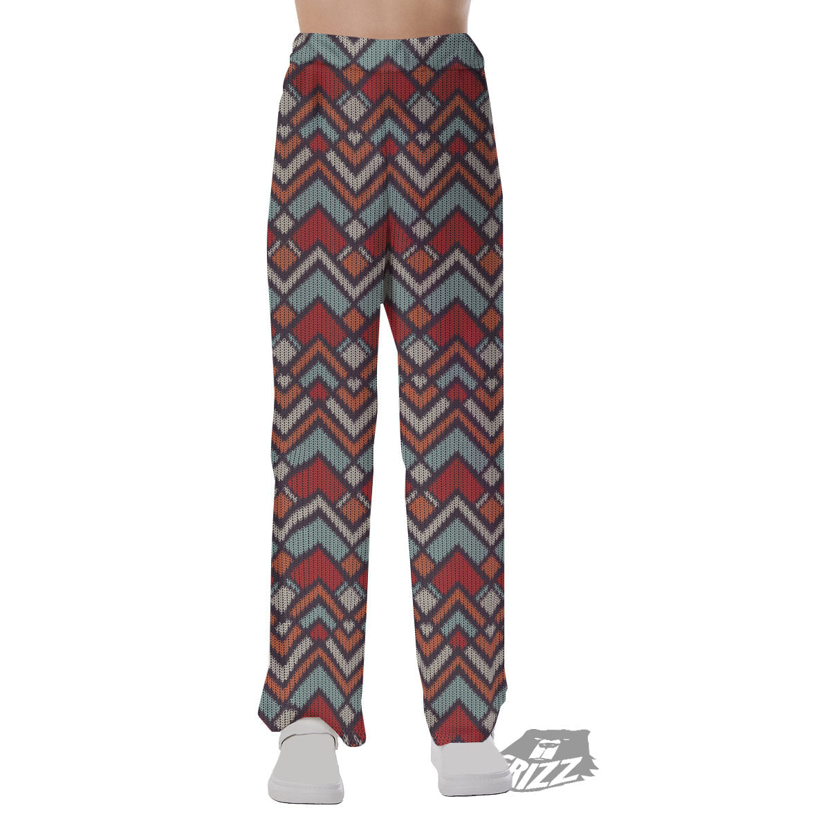 Inspired Native Tribal Print Pattern Pajama Pants-grizzshop