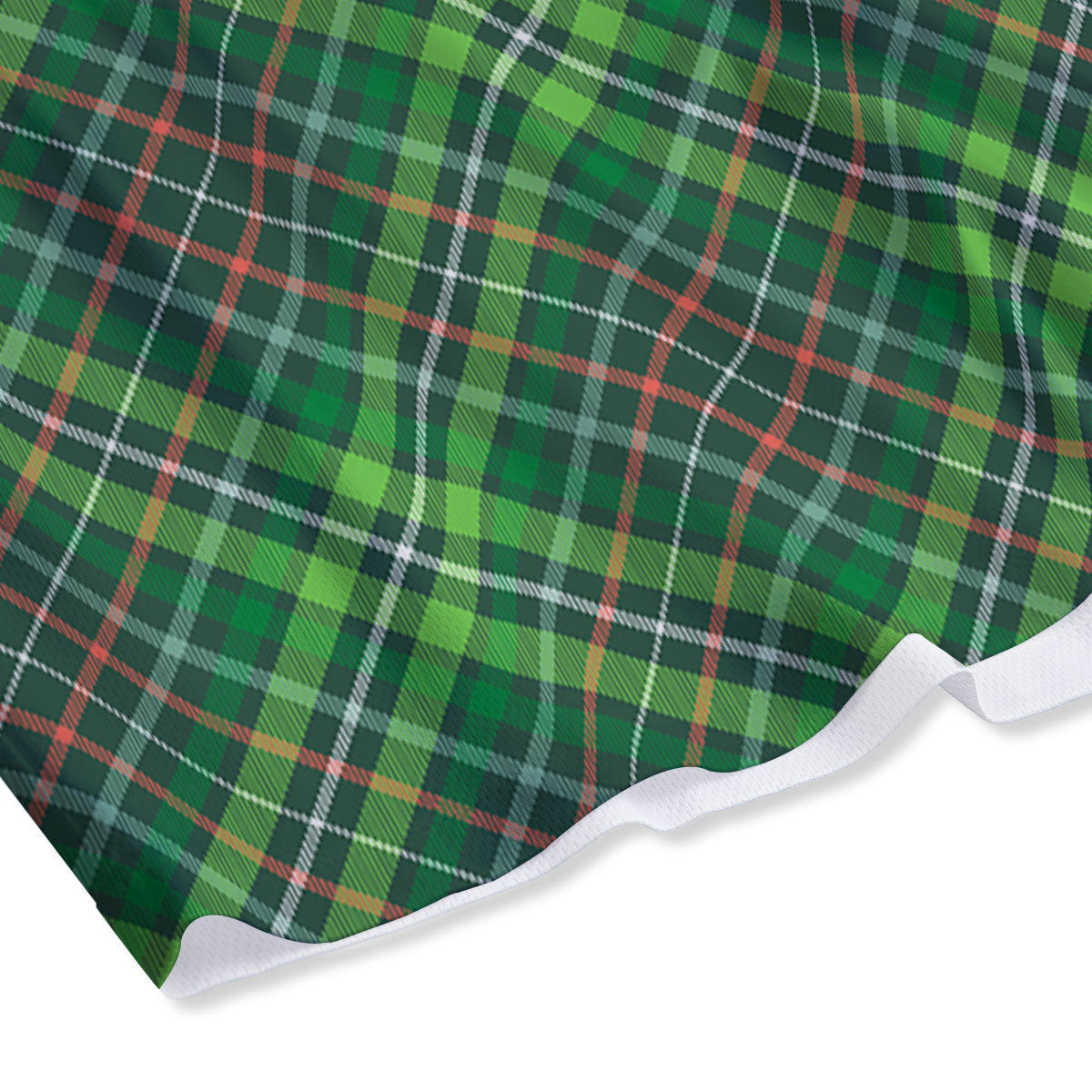 Irish Tartan Saint Patrick's Day Print Pattern Mesh Shorts