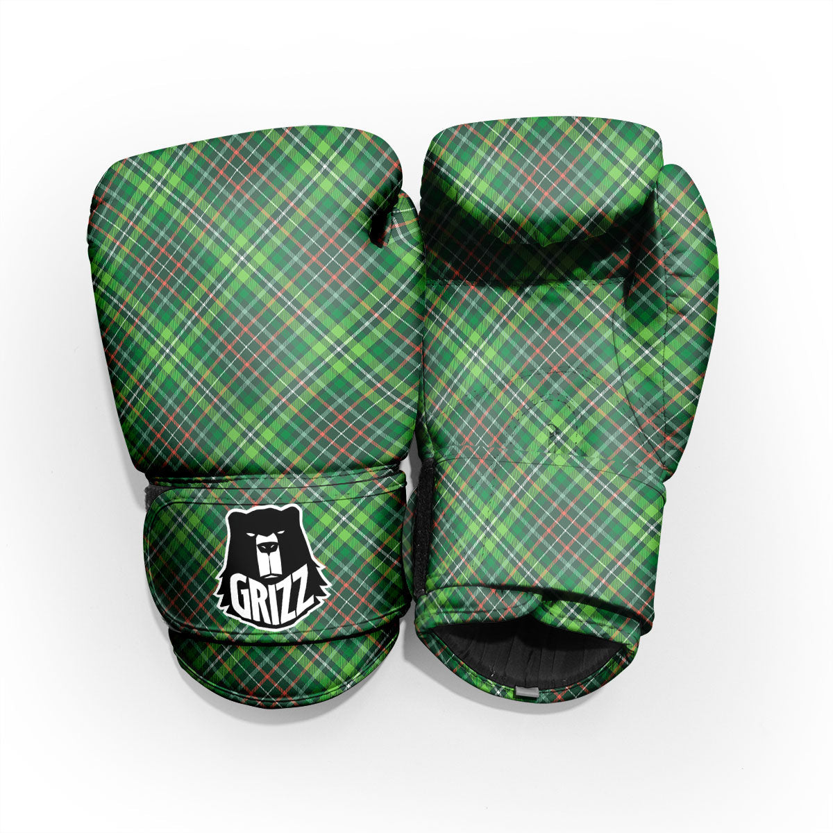 Irish Tartan Saint Patrick's Day Print Pattern Pro Boxing Glove