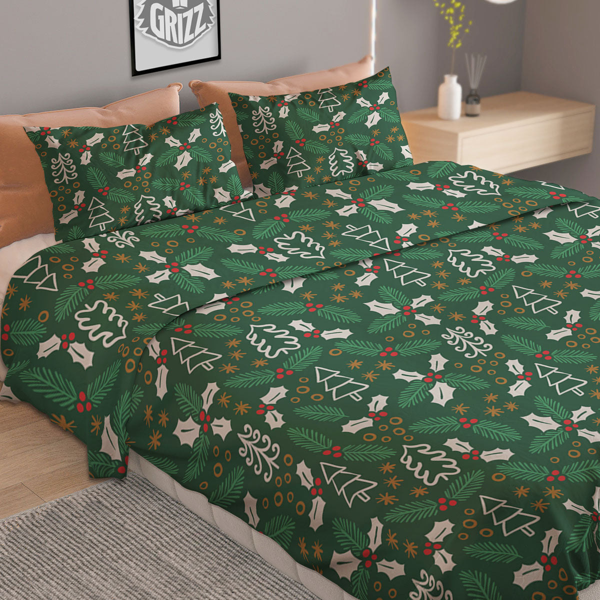 Happy Panda Cute Print Pattern Duvet Cover Bedding Set