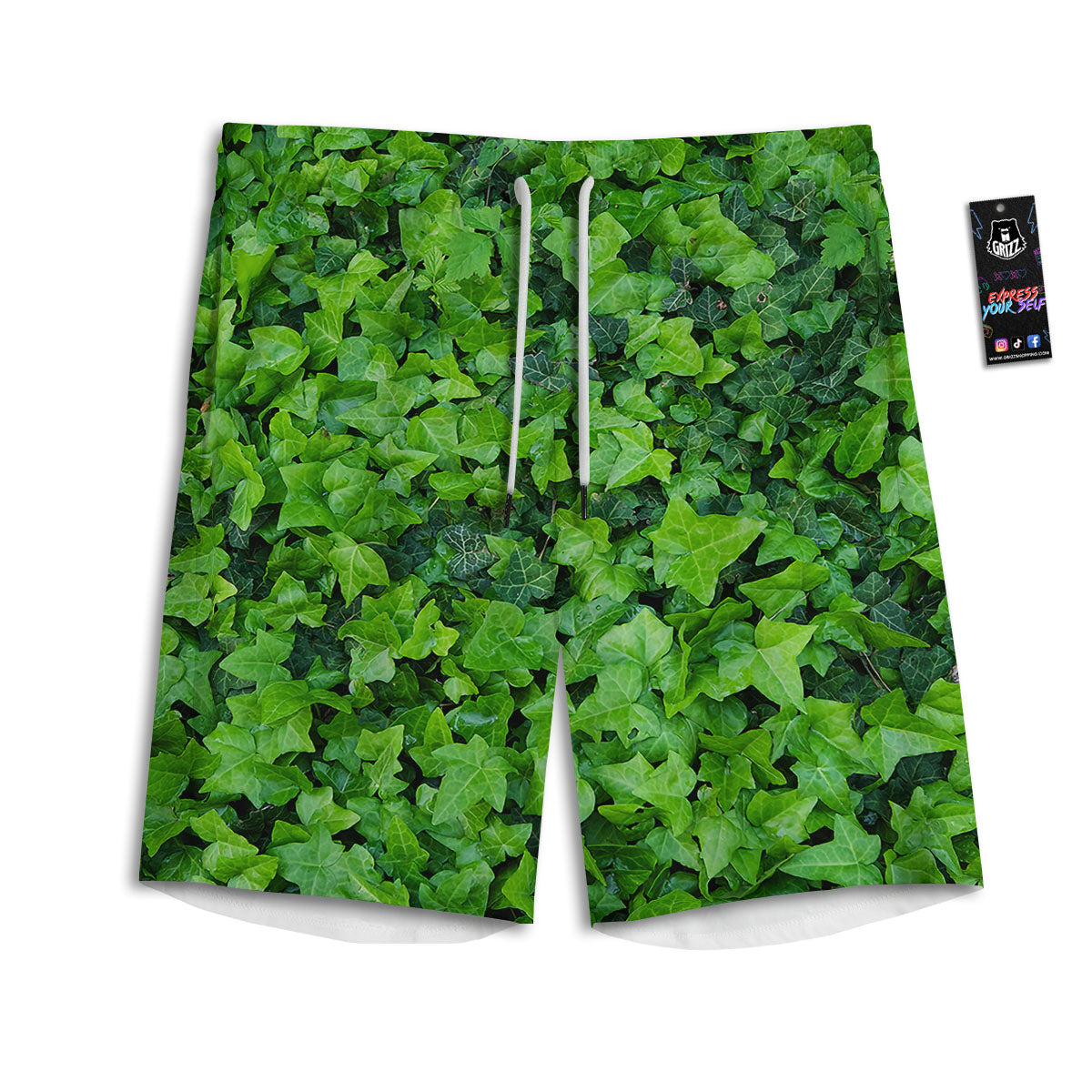 Little Daisy Daisy Print Men's Athletic Shorts