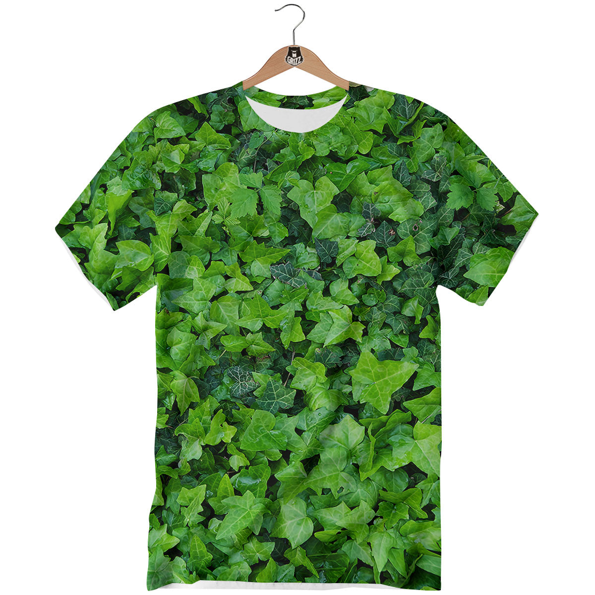 Ivy Wall Green Print T-Shirt-grizzshop