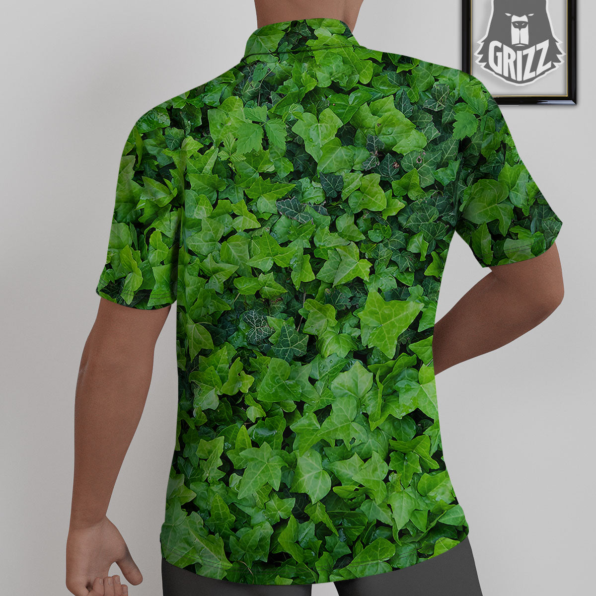 Ivy Wall Green Print Untucked Shirts-grizzshop