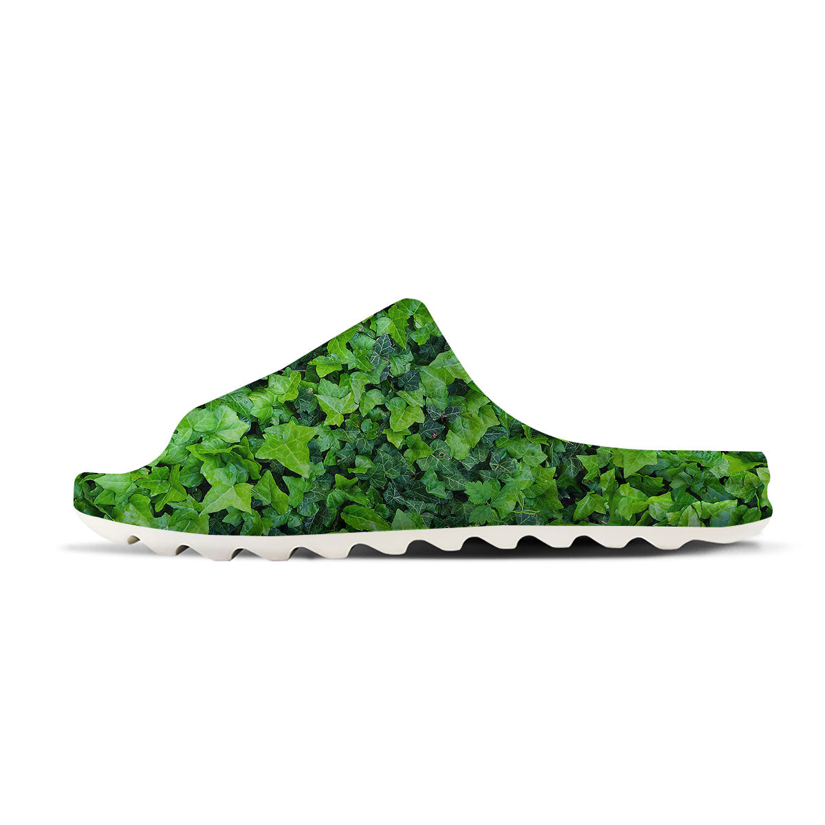 Ivy Wall Green Print Sandals-grizzshop