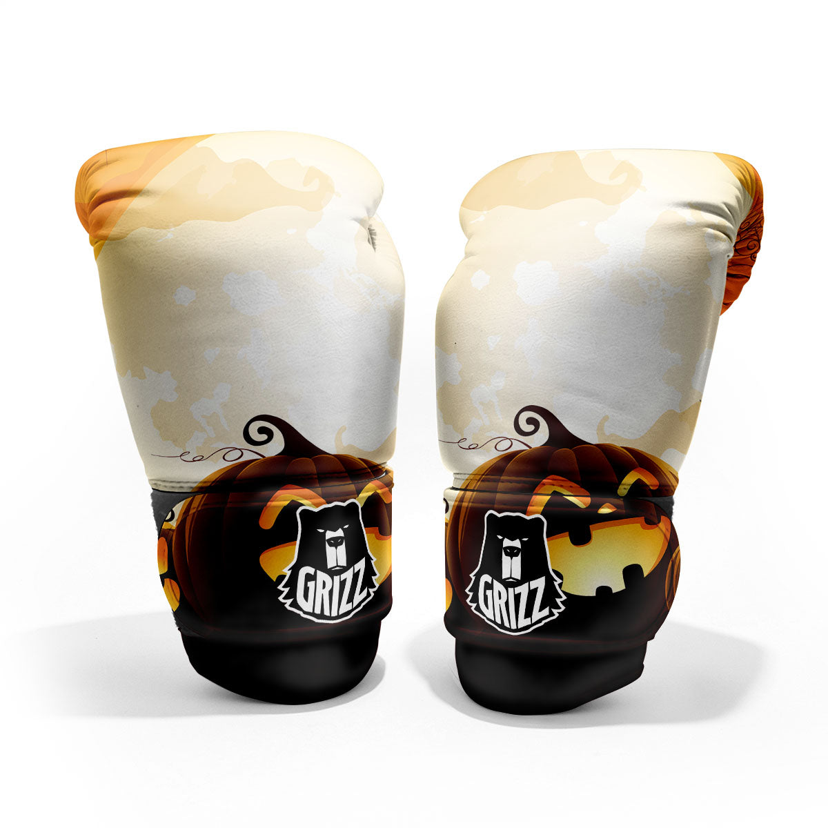 Jack-O'-Lantern Pumpkin Halloween Print Pro Boxing Glove