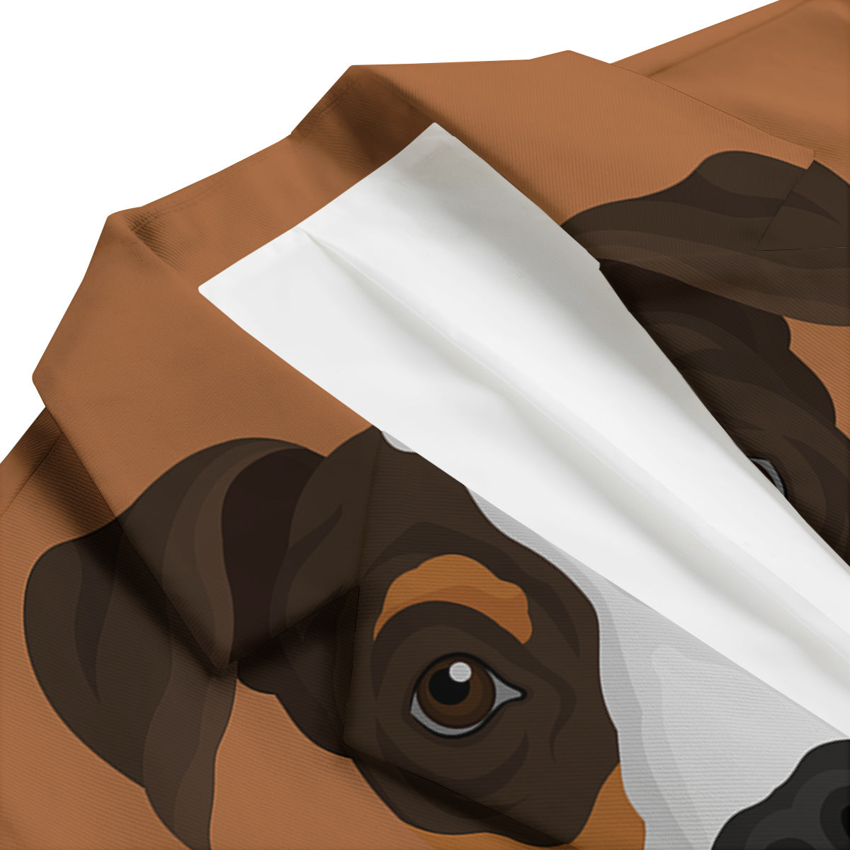 Jack Russell Terrier Cartoon Print Men's Blazer-grizzshop