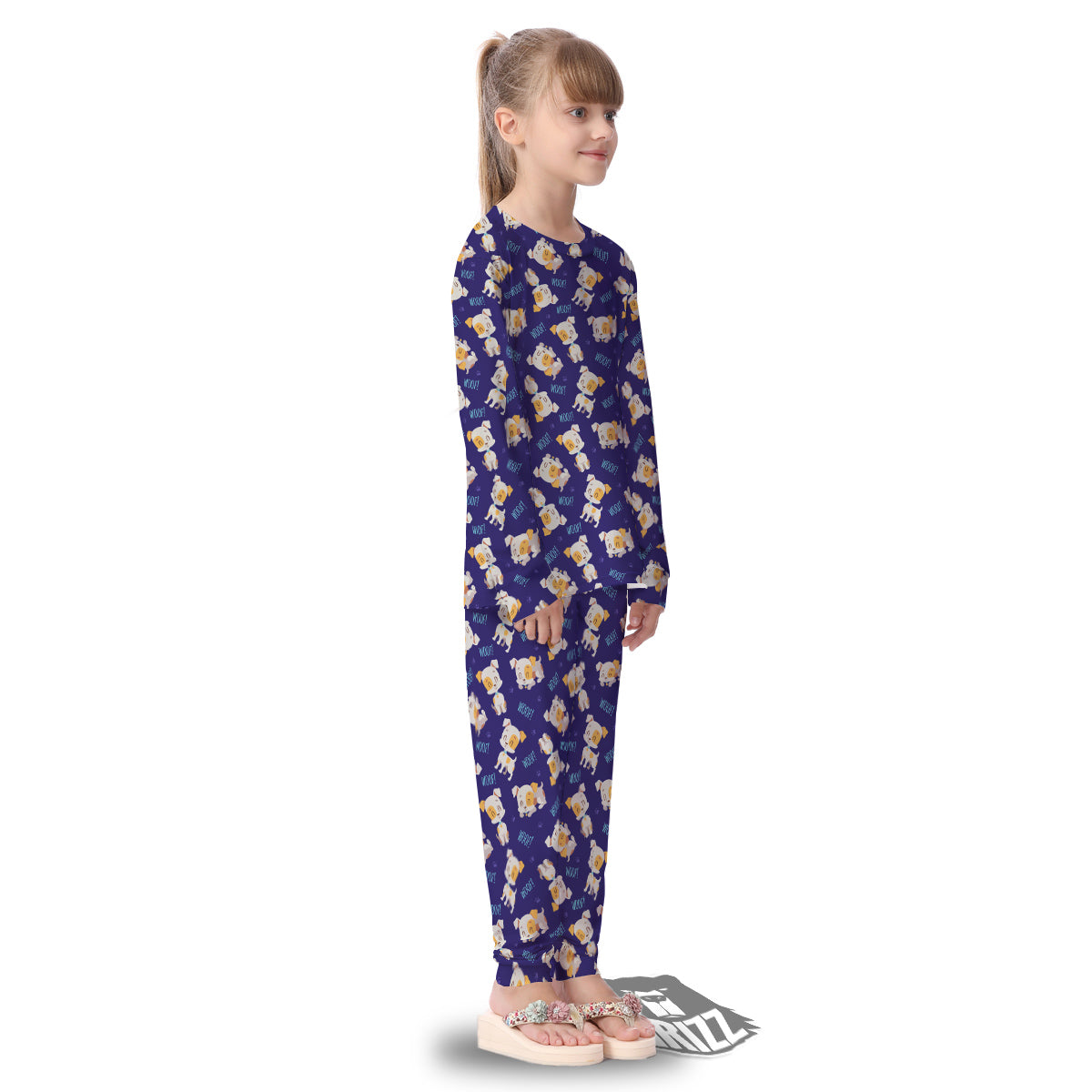 Jack Russell Terrier Cute Print Pattern Kid's Pajamas-grizzshop