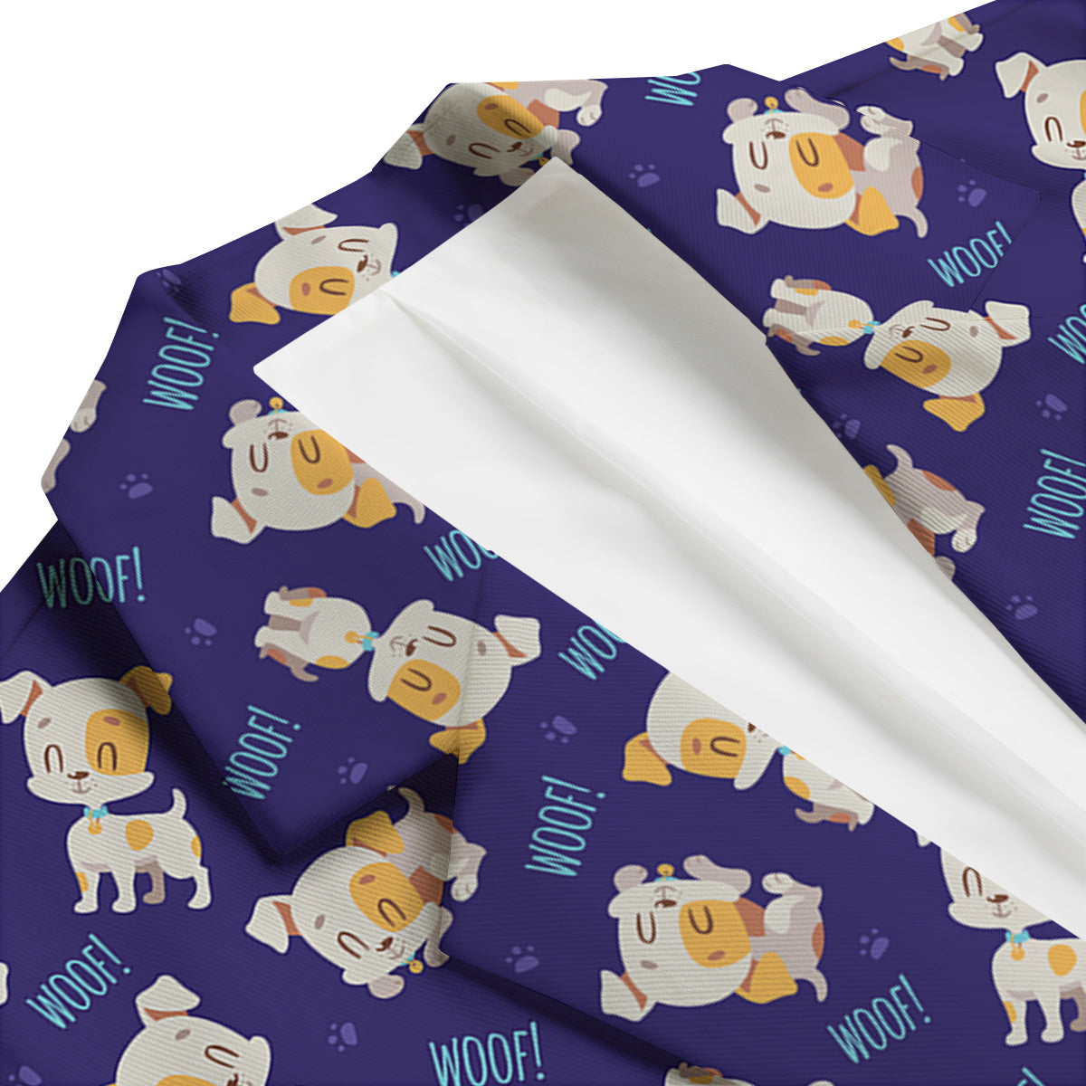 Jack Russell Terrier Cute Print Pattern Men's Blazer-grizzshop