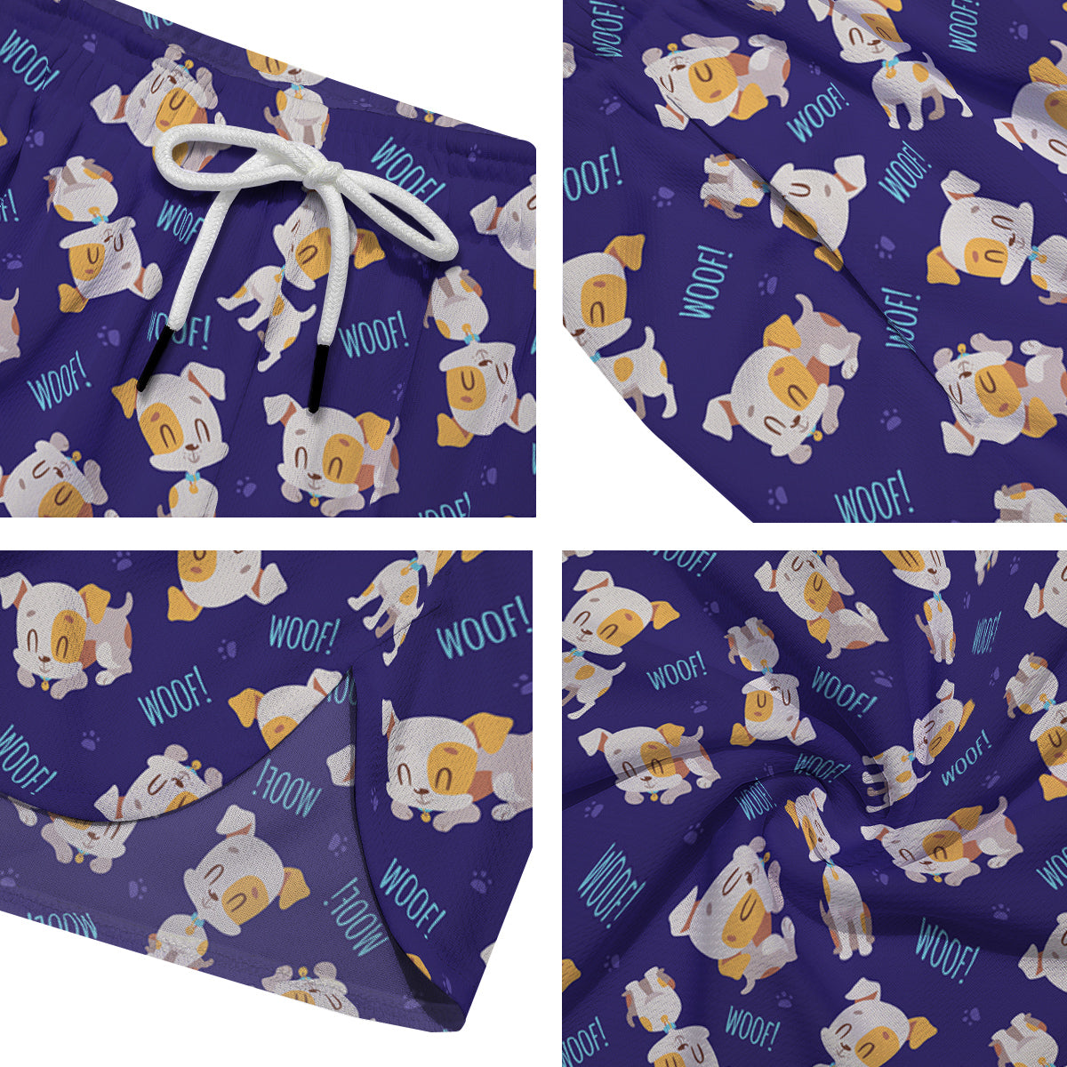 Jack Russell Terrier Cute Print Pattern Men's Running Shorts-grizzshop