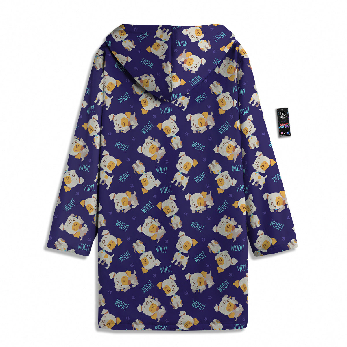 Jack Russell Terrier Cute Print Pattern Men's Windbreaker Jacket-grizzshop