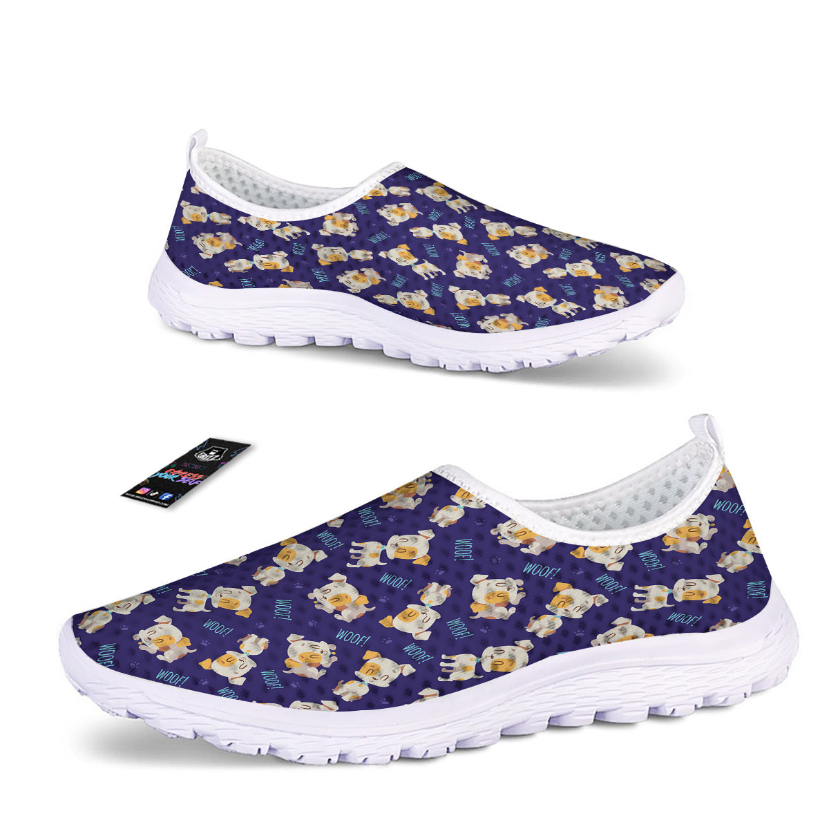 Jack Russell Terrier Cute Print Pattern Nurse Shoes-grizzshop