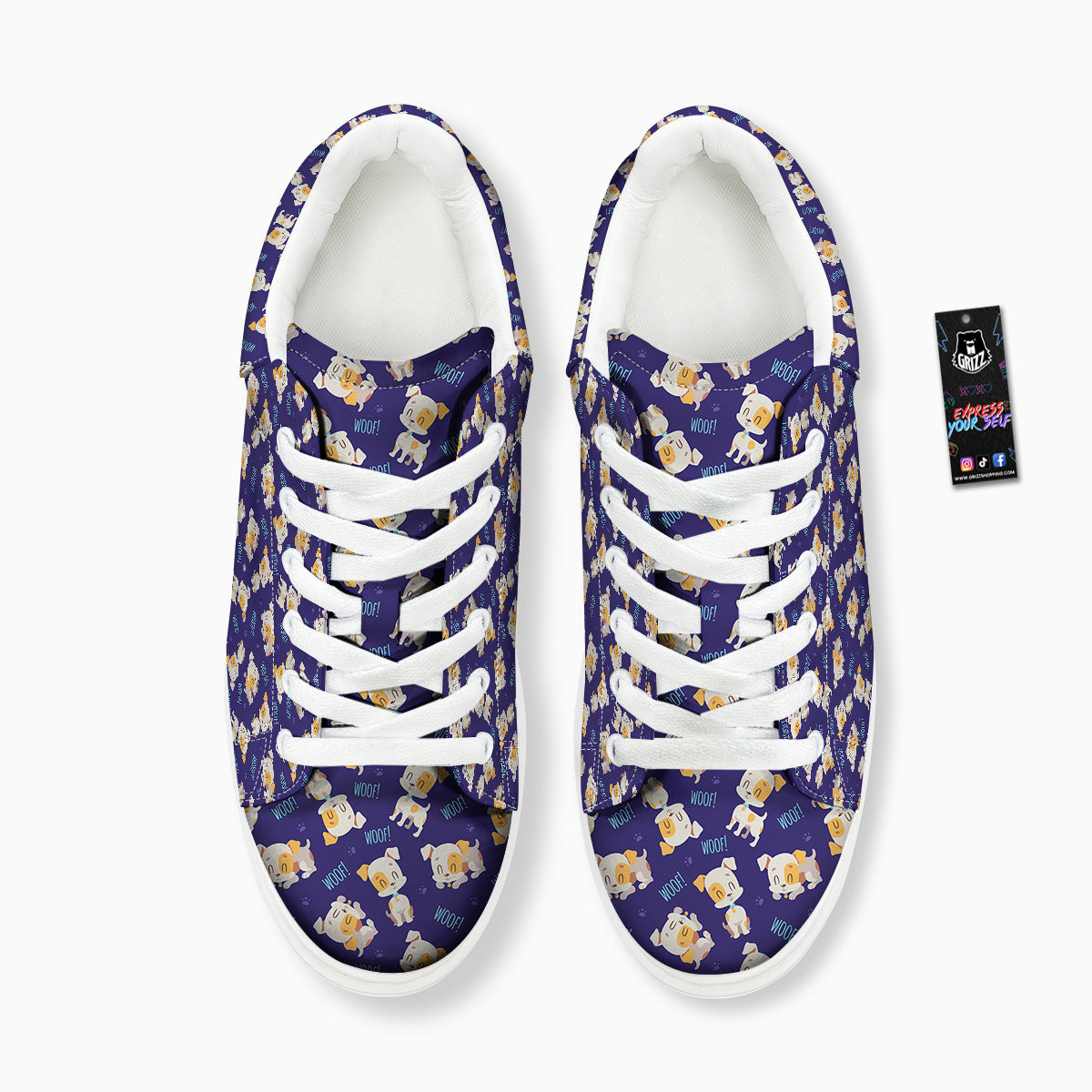 Jack Russell Terrier Cute Print Pattern Platform Shoes-grizzshop