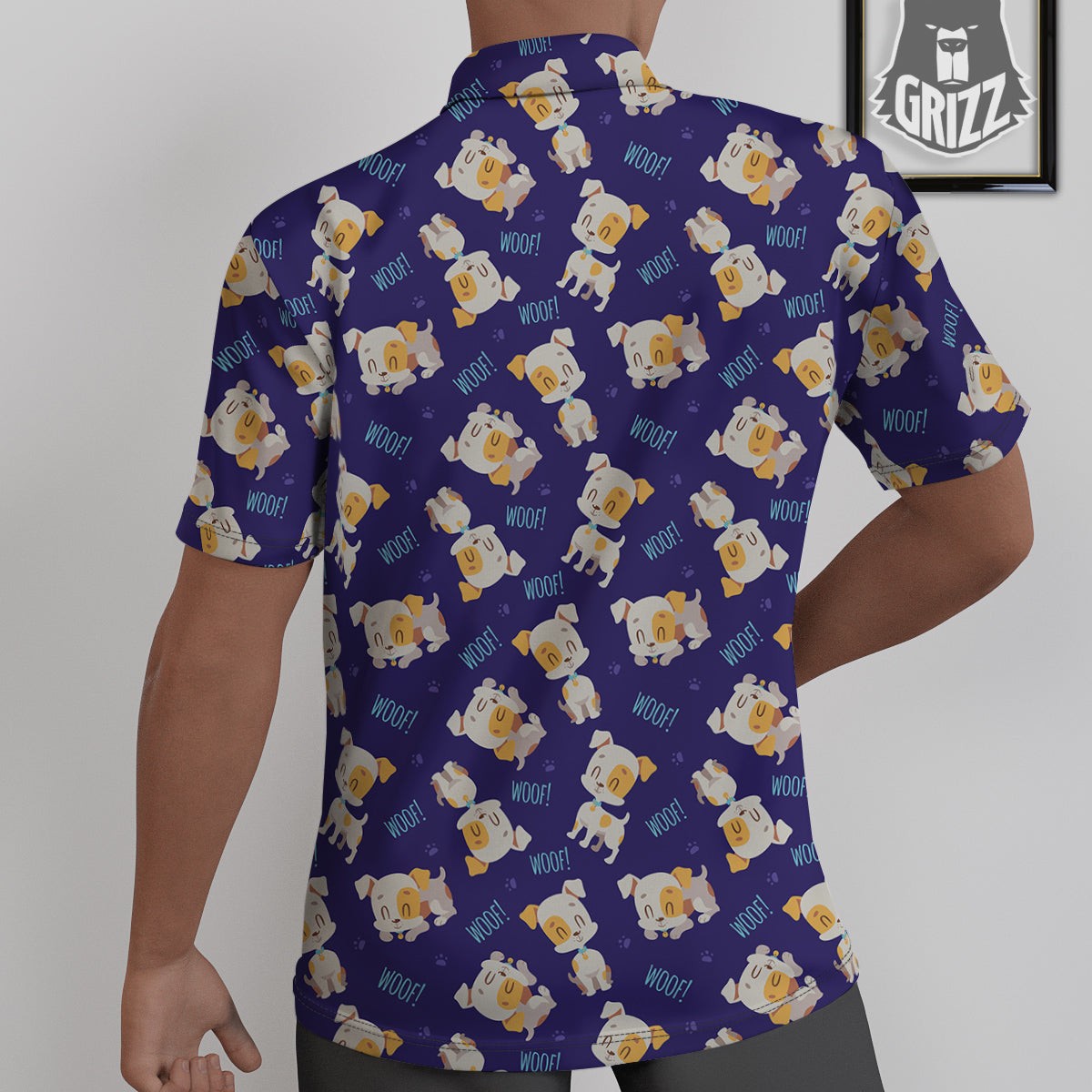 Jack Russell Terrier Cute Print Pattern Untucked Shirts-grizzshop