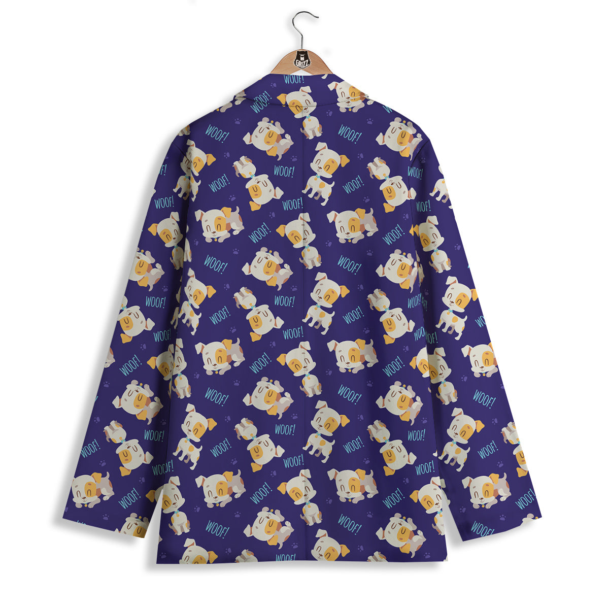 Jack Russell Terrier Cute Print Pattern Women's Blazer-grizzshop